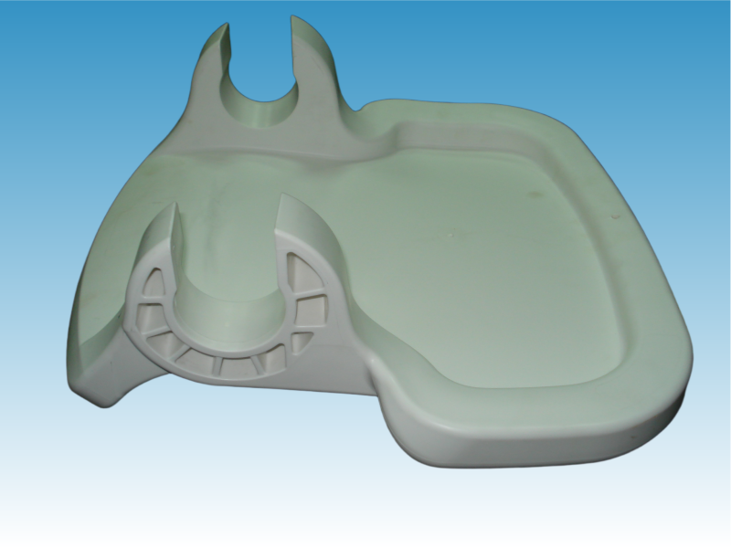 Gas assist injection molding